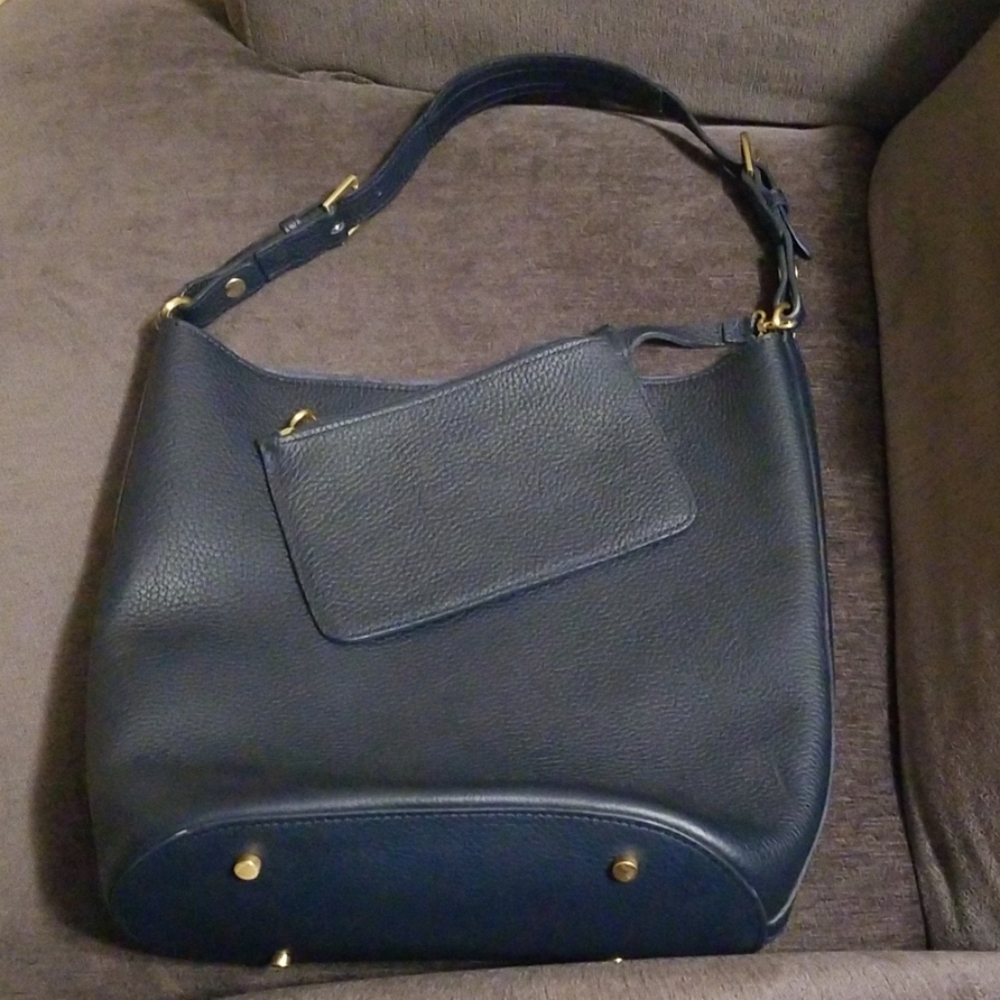 Gi Gi New York Shoulder Navy Blue Bag